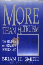More Than Altruism PDF电子版封面 0691078459