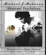 Abnormal Psychology:Perspectives on Human Variance PDF电子版封面