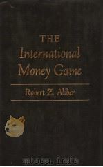 THE INTERNATIONAL MONEY GAME PDF电子版封面