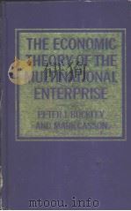 THE ECONOMIC THEORY OF THE MULTINATIONAL ENTERPRISE PDF电子版封面 0333281977