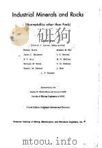 Industrial Minerals and Rocks     PDF电子版封面     