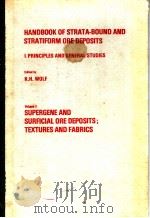HANDBOOK OF STRATA-BOUND AND STRATIFORM ORE DEPOSITS Volume 3 PDF电子版封面