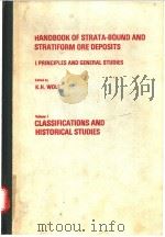 HANDBOOK OF STRATA-BOUND AND STRATIFORM ORE DEPOSITS Volume 1 PDF电子版封面
