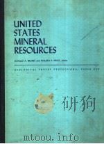UNITED STATES MINERAL RESOURCES PDF电子版封面