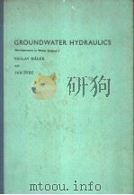 GROUNDWATER HYDRAULICS PDF电子版封面