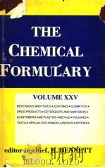 THE CHEMICAL FORMULARY PDF电子版封面