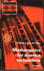 Mathematics for science technicians PDF电子版封面 0582411696