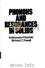 PHONONS AND RESONANCES IN SOLIDS PDF电子版封面