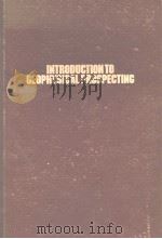 INTRODUCTION TO GEOPHYSICAL PROSPECTING PDF电子版封面