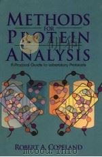 METHODS FOR PROTEIN ANALYSIS PDF电子版封面 0412037416