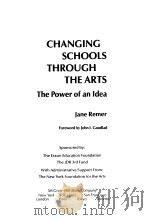 CHANGING SCHOOLS THROUCH THE ARTS PDF电子版封面 0070518475