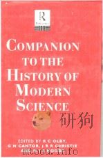 COMPANION TO THE HISTORY OF MODERN SCIENCE PDF电子版封面 0415019885