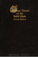 Quantum Theory of the Solid State     PDF电子版封面     