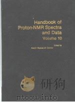 Handbook of Proton-NMR Spectra and Data Volume 10 PDF电子版封面