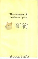 The Elements of nonlinear optics PDF电子版封面