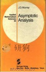 Asymptotic Analysis PDF电子版封面