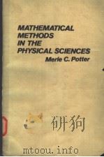 MATHEMATICAL METHODS IN THE PHYSICAL SCIENCES PDF电子版封面