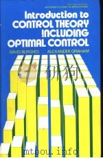 Introduction to Control Theory Including Optimal Control PDF电子版封面