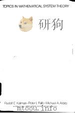 TOPICS IN MATHEMATICAL SYSTEM THEORY PDF电子版封面
