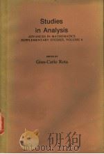 Studies in Analysis PDF电子版封面