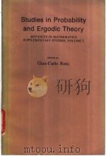 Studies in Probability and Ergodic Theory PDF电子版封面