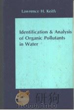 Identification & Analysis of Organic Pollutants in Water PDF电子版封面