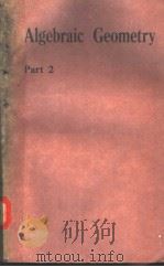 Algebraic Geometry part 2 PDF电子版封面