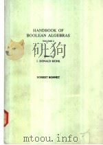 HANDBOOK OF BOOLEAN ALGEBRAS VOLUME 2 PDF电子版封面