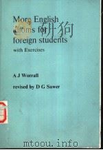 More English idioms for foreign students（ PDF版）