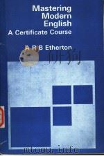 Mastering Modern English（ PDF版）