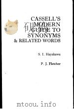 CASSELL‘S MODERN GUIDE TO SYNONYMS & RELATED WORDS（ PDF版）