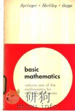basic mathematics PDF电子版封面