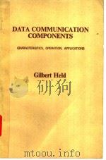 DATA COMMUNICATION COMPONENTS PDF电子版封面