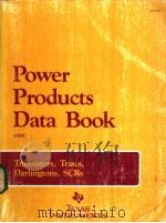 Power Products Data Book PDF电子版封面