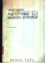 VIDODISC AND OPTICAL MEMORY SYSTEMS PDF电子版封面