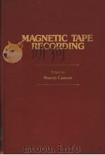 MAGNETIC TAPE RECORDING PDF电子版封面