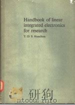 Handbook of Linear integrated electronics for research PDF电子版封面