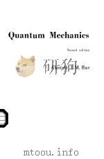 Quantum Mechanics Second edition PDF电子版封面 0852744986