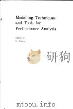 Modelling Techniques and Tools for Performance Analysis PDF电子版封面