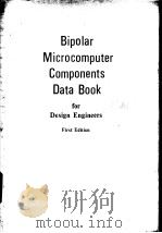Bipolar Microcomputer Components Data Book PDF电子版封面
