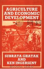 AGRICULTURE AND ECONOMIC DEVELOPMENT（1984年第1版 PDF版）