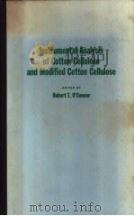 Instrumental Analysis of Cotton Cellulose and Modified Cotton Cellulose PDF电子版封面