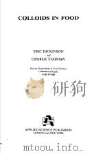 COLLOIDS IN FOOD     PDF电子版封面     
