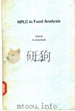 HPLC in Food Analysis PDF电子版封面