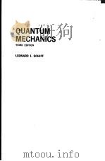 QUANTUM MECHANICS  THIRD EDITION（1968 PDF版）