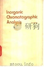Inorganic Chromatographic Anaysis PDF电子版封面