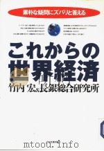 これかちの世界经济   1991年11月第1版  PDF电子版封面    竹内  宏&长银总合研究所著 
