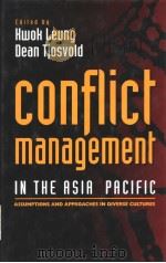 Conflict Management in the Asia Pacific:Assumptions and Approaches in Diverse Cultures（ PDF版）