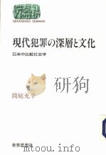 现代犯罪の深层と文化:日米中比较社会学 1994年07月第1版 PDF电子版封面 间庭充幸著