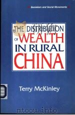 THE DISTRIBUTION OF WEALTH IN RURAL CHINA 1996 PDF电子版封面 1563246147